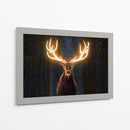 Ciervo-Cuernos Luminosos - El Warlock | Cuadro decorativo de Canvas Lab