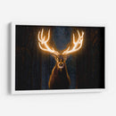 Ciervo-Cuernos Luminosos - El Warlock | Cuadro decorativo de Canvas Lab