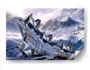 Dragon Mountain - El Warlock | Cuadro decorativo de Canvas Lab