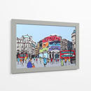 Piccadilly a color | Cuadro decorativo de Canvas Lab