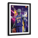 Kobe Bryant 2 - El Warlock | Cuadro decorativo de Canvas Lab