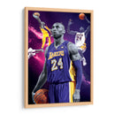 Kobe Bryant 2 - El Warlock | Cuadro decorativo de Canvas Lab