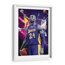 Kobe Bryant 2 - El Warlock | Cuadro decorativo de Canvas Lab