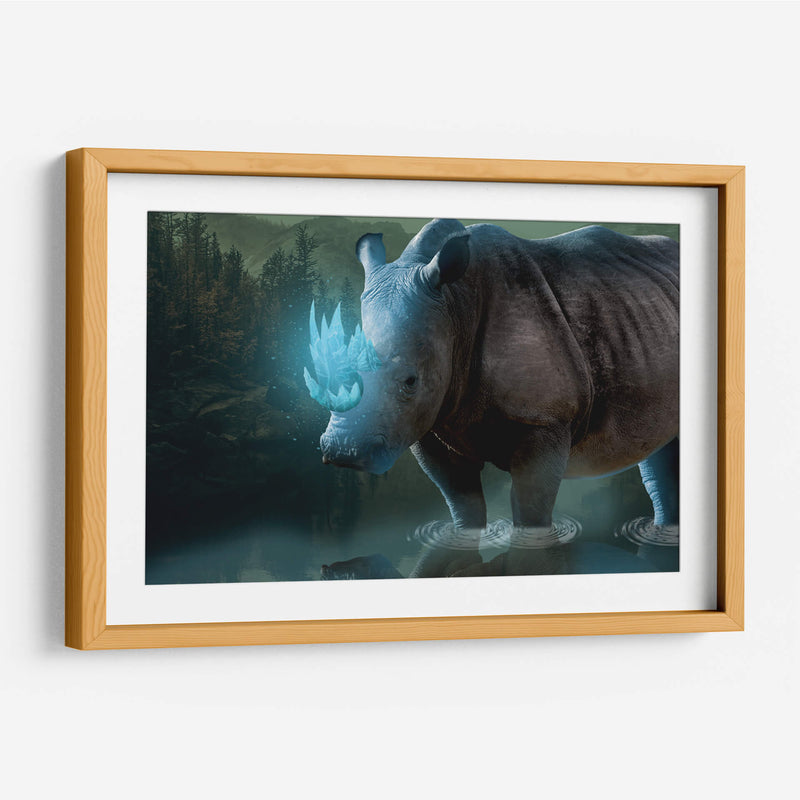 Rino-Crystal Magical-Horn - El Warlock | Cuadro decorativo de Canvas Lab
