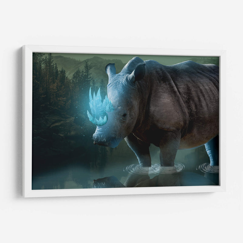 Rino-Crystal Magical-Horn - El Warlock | Cuadro decorativo de Canvas Lab
