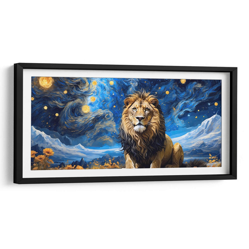 León de Van-Gogh - Paltik Arte Digital | Cuadro decorativo de Canvas Lab