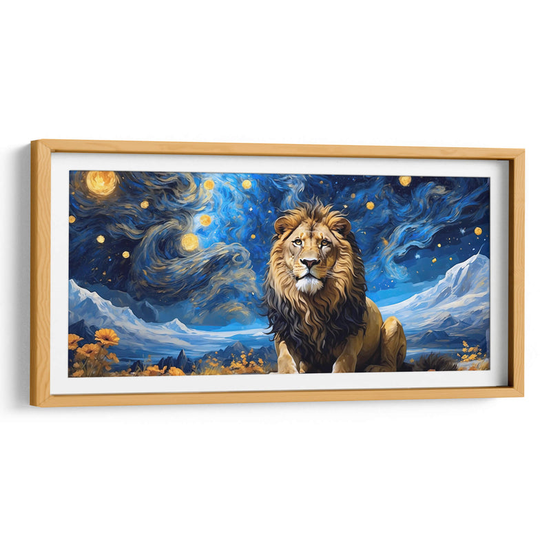 León de Van-Gogh - Paltik Arte Digital | Cuadro decorativo de Canvas Lab