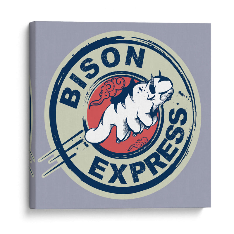 Bisonte Express - Roge I. Luis | Cuadro decorativo de Canvas Lab
