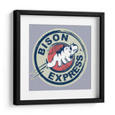 Bisonte Express - Roge I. Luis | Cuadro decorativo de Canvas Lab