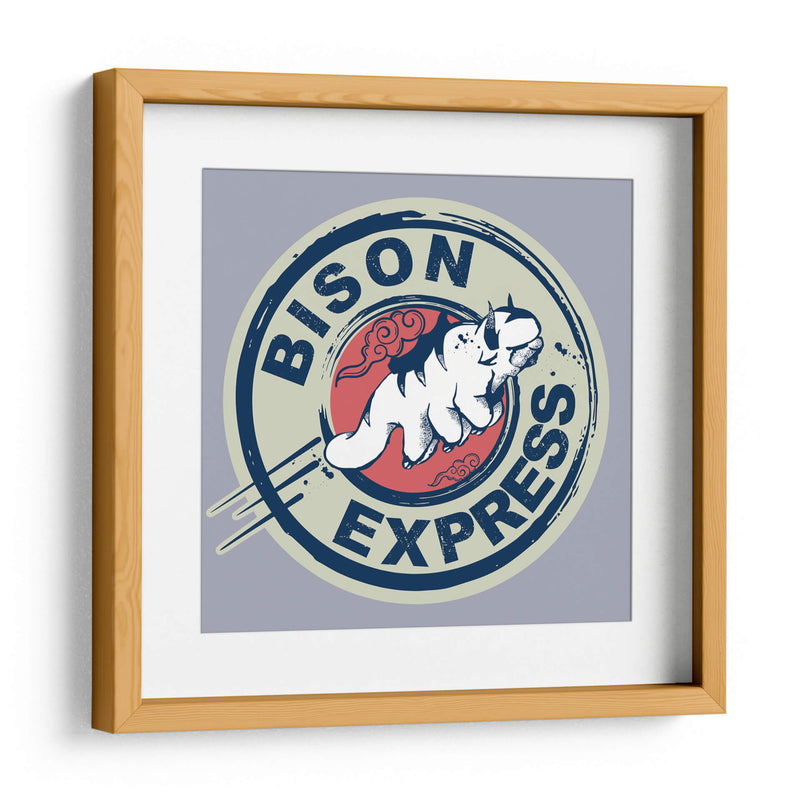 Bisonte Express - Roge I. Luis | Cuadro decorativo de Canvas Lab