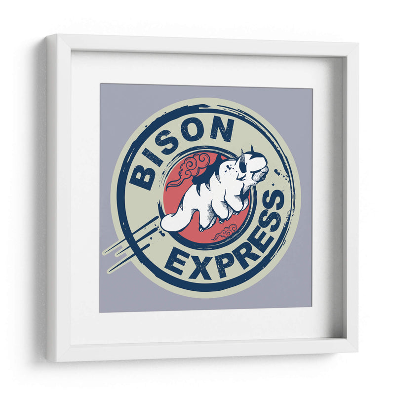 Bisonte Express - Roge I. Luis | Cuadro decorativo de Canvas Lab