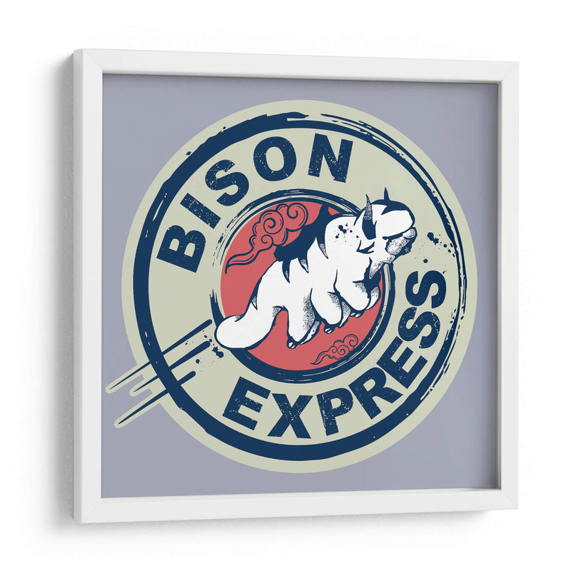 Bisonte Express - Roge I. Luis | Cuadro decorativo de Canvas Lab