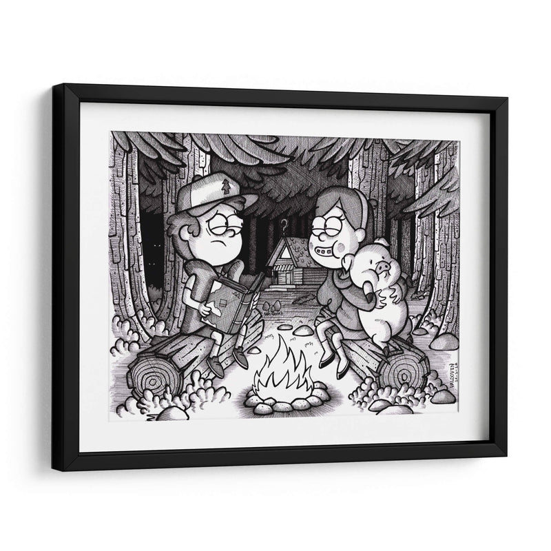 Arte conceptual de Gravity Falls - Valdovinos | Cuadro decorativo de Canvas Lab