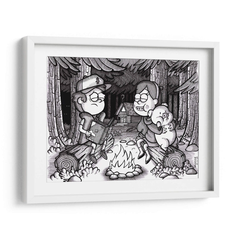 Arte conceptual de Gravity Falls - Valdovinos | Cuadro decorativo de Canvas Lab