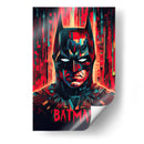 Batman rojo - Paltik Arte Digital | Cuadro decorativo de Canvas Lab