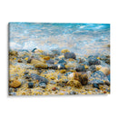 Balance de azules reflejos y ocres del mar - FErB | Cuadro decorativo de Canvas Lab