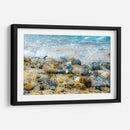 Balance de azules reflejos y ocres del mar - FErB | Cuadro decorativo de Canvas Lab