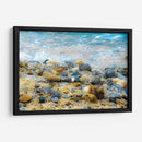 Balance de azules reflejos y ocres del mar - FErB | Cuadro decorativo de Canvas Lab