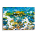 Abstractos ocres y aqua  de piedras y mar - FErB | Cuadro decorativo de Canvas Lab