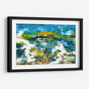 Abstractos ocres y aqua  de piedras y mar - FErB | Cuadro decorativo de Canvas Lab