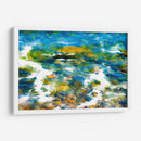 Abstractos ocres y aqua  de piedras y mar - FErB | Cuadro decorativo de Canvas Lab