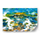 Abstractos ocres y aqua  de piedras y mar - FErB | Cuadro decorativo de Canvas Lab