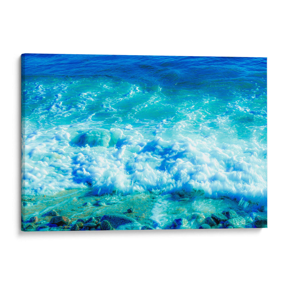 Blanco, fresco y celeste de mar. - FErB | Cuadro decorativo de Canvas Lab