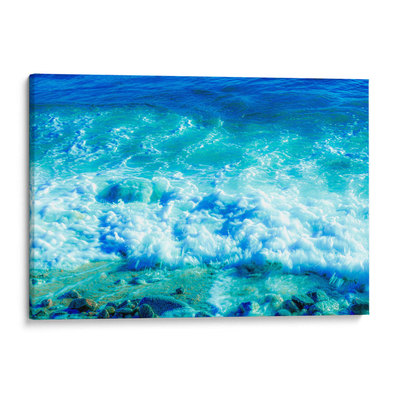Blanco, fresco y celeste de mar. - FErB | Cuadro decorativo de Canvas Lab