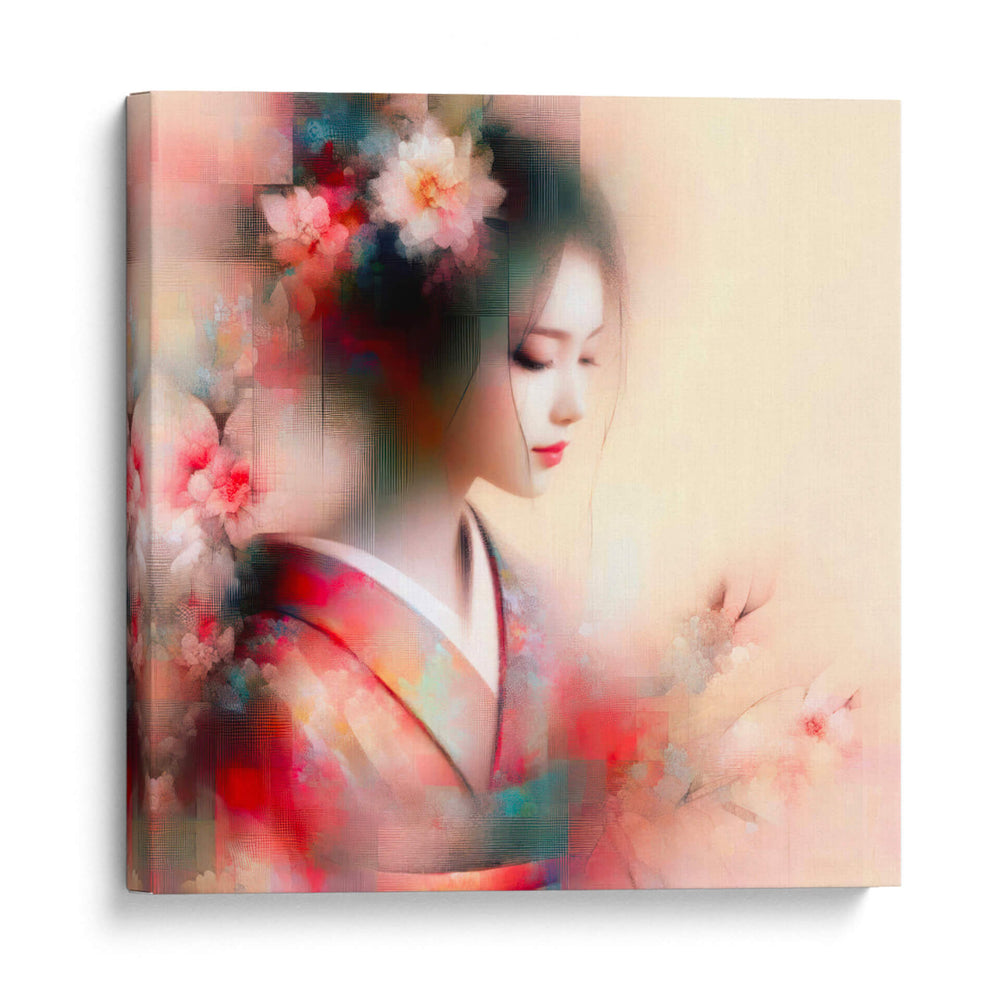 Dama japonesa - Paltik Arte Digital | Cuadro decorativo de Canvas Lab