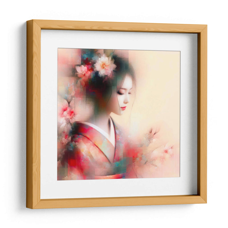 Dama japonesa - Paltik Arte Digital | Cuadro decorativo de Canvas Lab