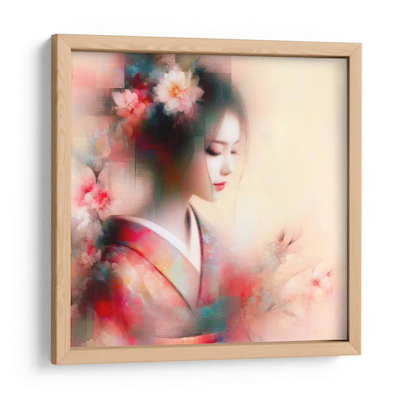 Dama japonesa - Paltik Arte Digital | Cuadro decorativo de Canvas Lab