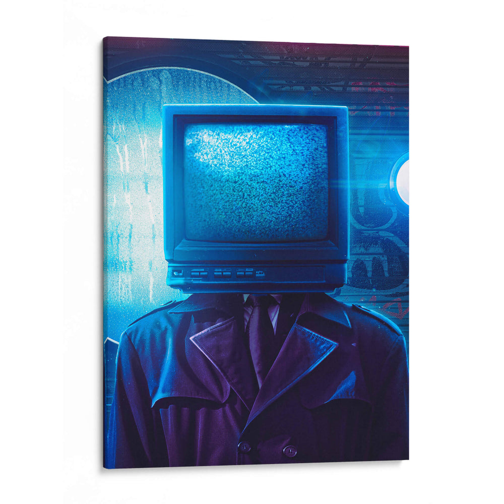 Hombre Televisión - Showdown Connection | Cuadro decorativo de Canvas Lab
