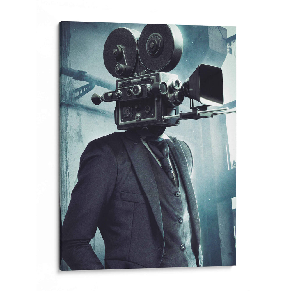 Gran Hombre Camara - Showdown Connection | Cuadro decorativo de Canvas Lab