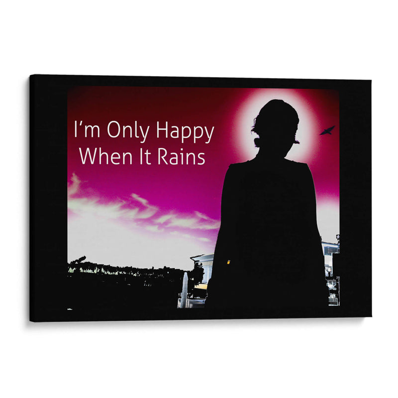 I'm only happy when it rains - Salminda | Cuadro decorativo de Canvas Lab