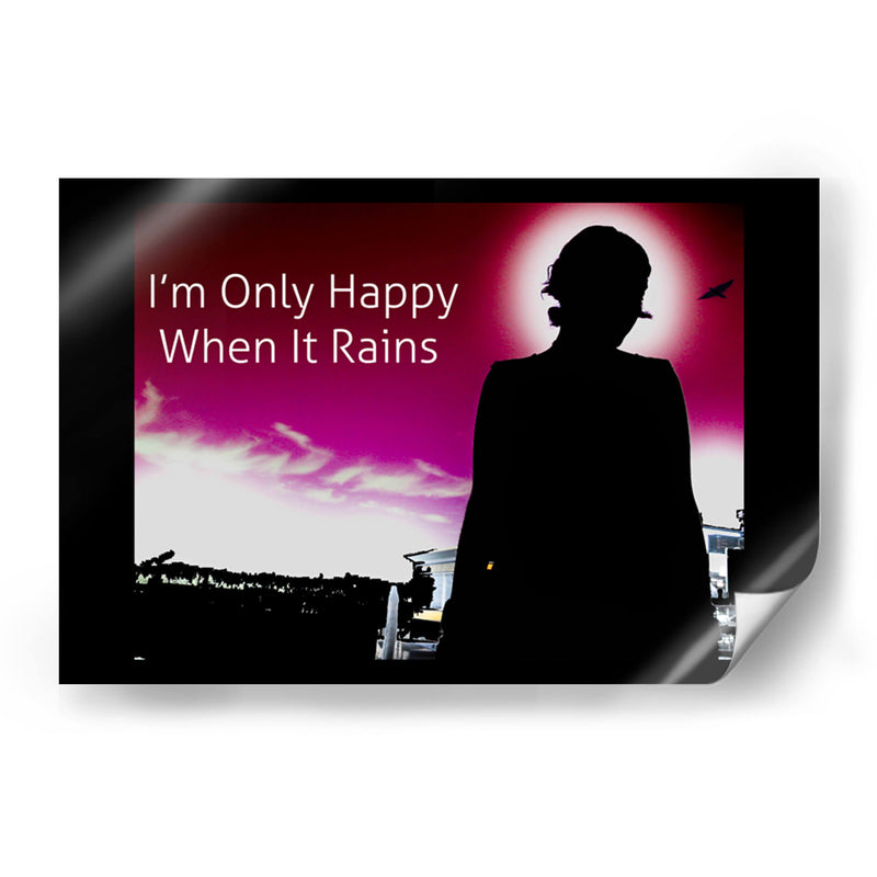 I'm only happy when it rains - Salminda | Cuadro decorativo de Canvas Lab