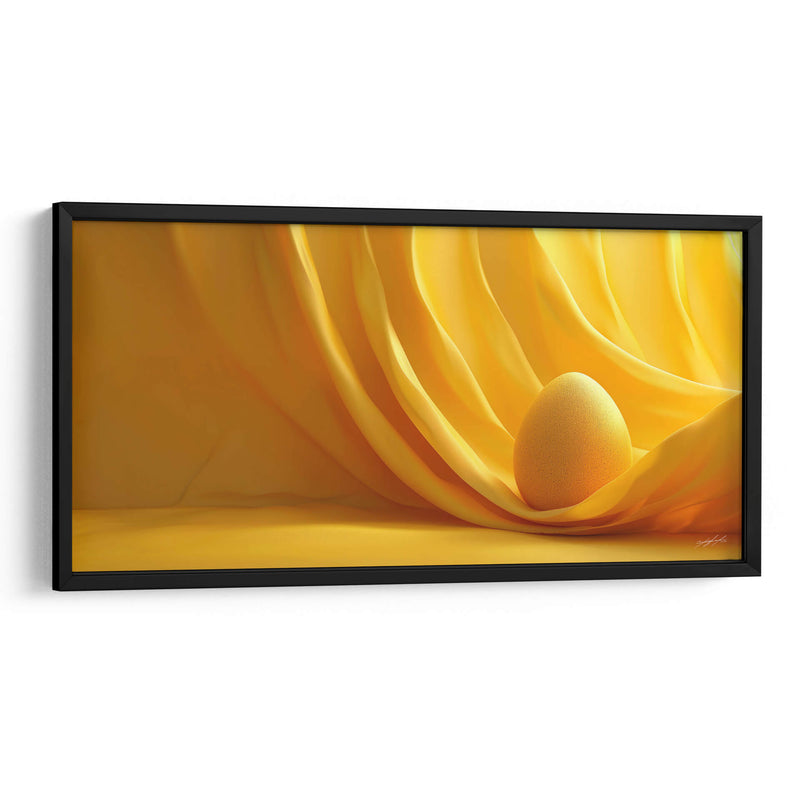 Huevo Abstracto - Amarillo - 1 - DeLaVegaGaming | Cuadro decorativo de Canvas Lab