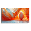 Huevo Abstracto - Anaranjado - 2 - DeLaVegaGaming | Cuadro decorativo de Canvas Lab