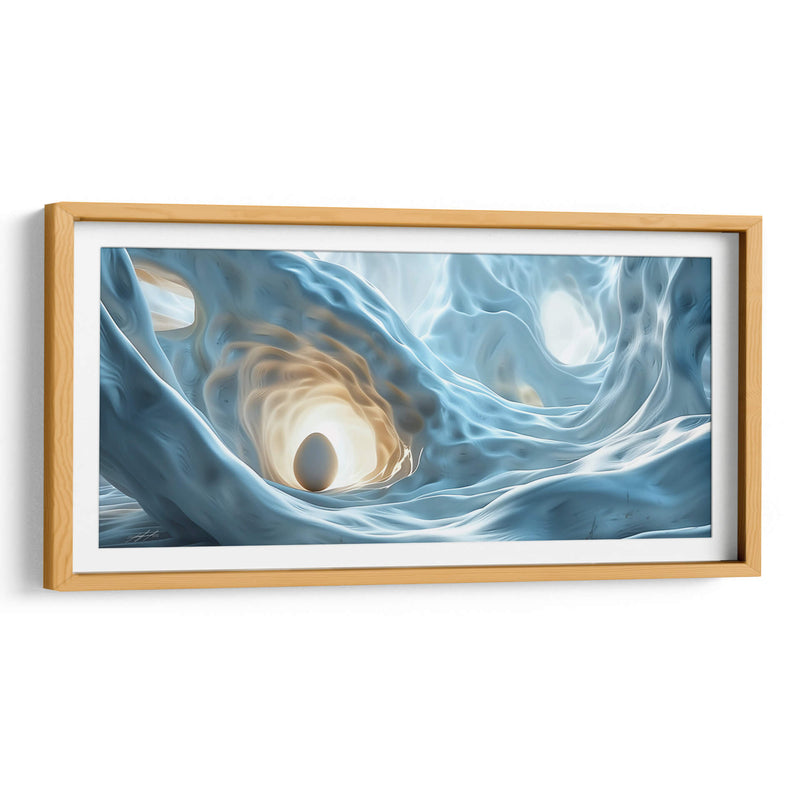 Huevo Abstracto - Azul - 2 - DeLaVegaGaming | Cuadro decorativo de Canvas Lab