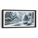 Huevo Abstracto - Blanco - 1 - DeLaVegaGaming | Cuadro decorativo de Canvas Lab