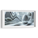 Huevo Abstracto - Blanco - 1 - DeLaVegaGaming | Cuadro decorativo de Canvas Lab