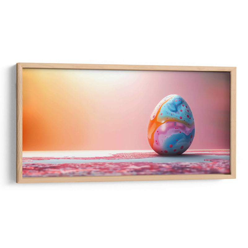 Huevo Abstracto - Multicolor - 1 - DeLaVegaGaming | Cuadro decorativo de Canvas Lab