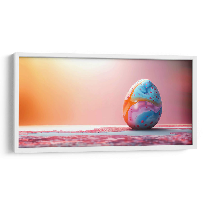 Huevo Abstracto - Multicolor - 1 - DeLaVegaGaming | Cuadro decorativo de Canvas Lab