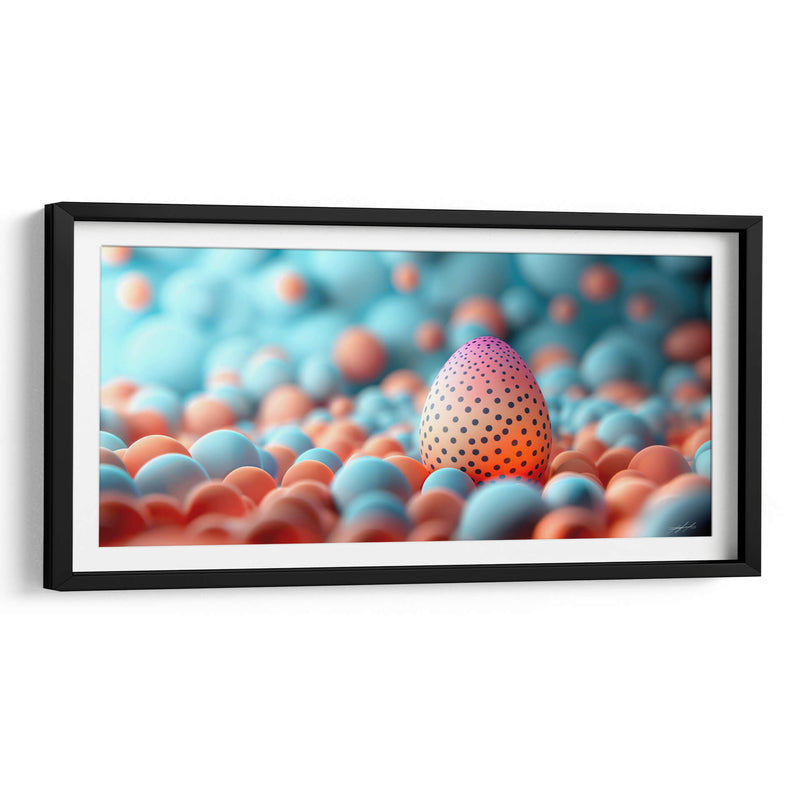 Huevo Abstracto - Multicolor - 2 - DeLaVegaGaming | Cuadro decorativo de Canvas Lab