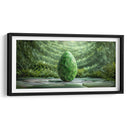 Huevo Abstracto - Verde - 3 - DeLaVegaGaming | Cuadro decorativo de Canvas Lab