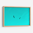 Vuelo en pareja entre Celeste - FErB | Cuadro decorativo de Canvas Lab