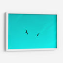 Vuelo en pareja entre Celeste - FErB | Cuadro decorativo de Canvas Lab