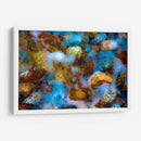 Pintadas de tomas celestes blancos y ocres - FErB | Cuadro decorativo de Canvas Lab