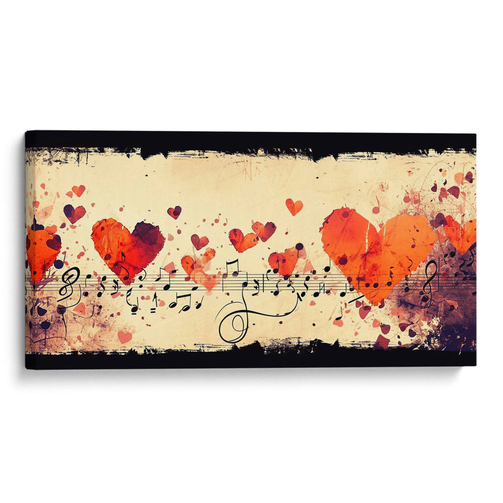 AMOR Y MÚSICA - Cecilia Flores | Cuadro decorativo de Canvas Lab
