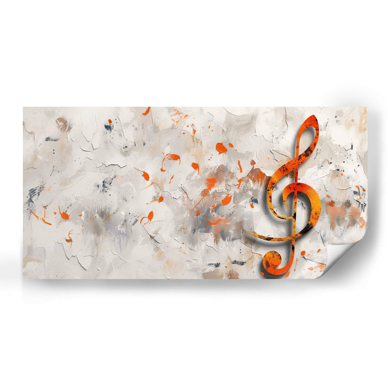 CLAVE DE SOL 2 - Cecilia Flores | Cuadro decorativo de Canvas Lab