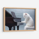 GATO TOCANDO PIANO - Cecilia Flores | Cuadro decorativo de Canvas Lab